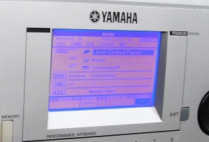 Výměna LCD displeje u kláves Yamaha