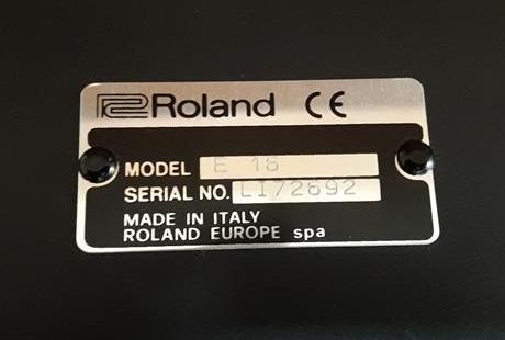 Roland E-16 Disassembly and Repair Pictures