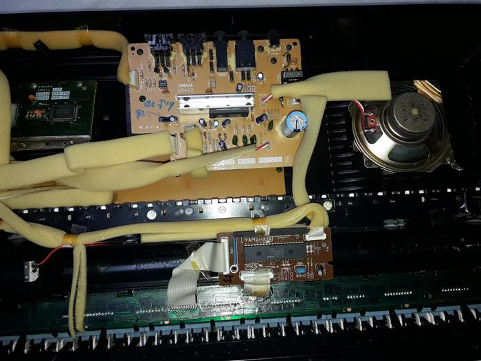 Yamaha PSR-230 Disassembly and Repair Pictures