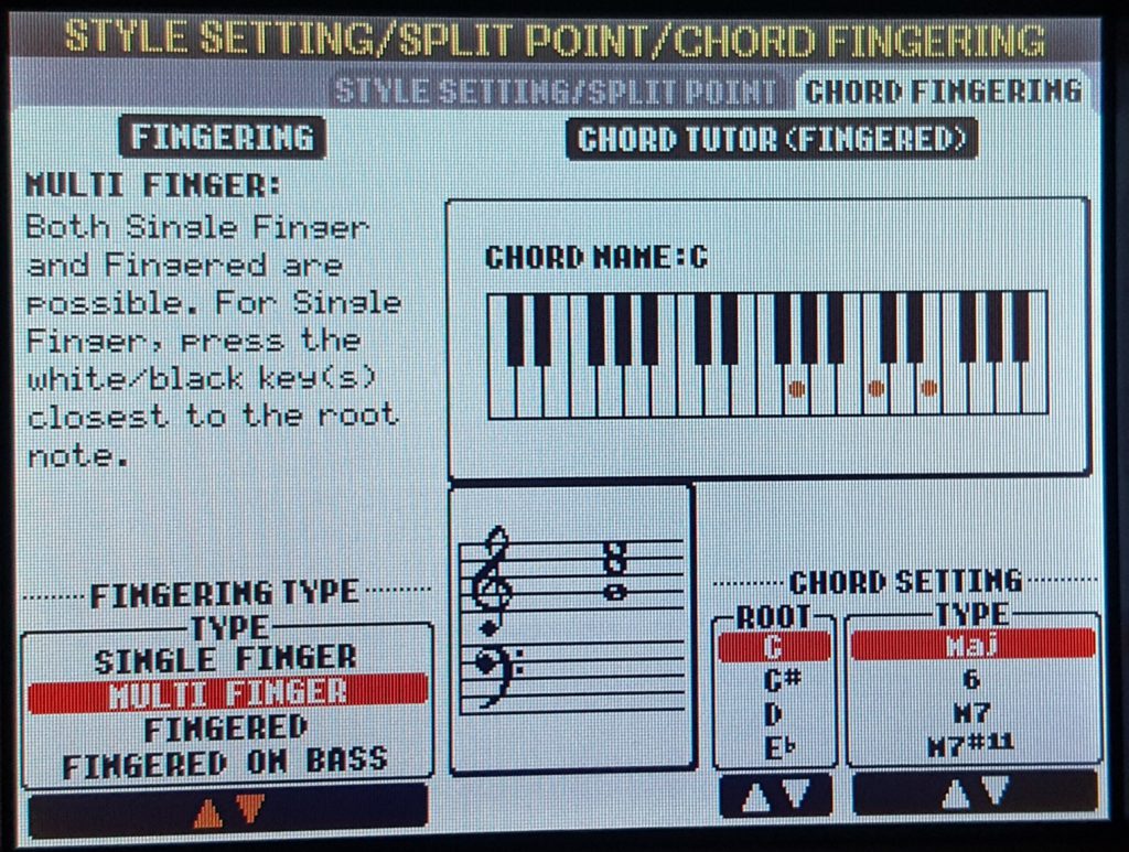 Yamaha PSR-3000 - výměna displeje